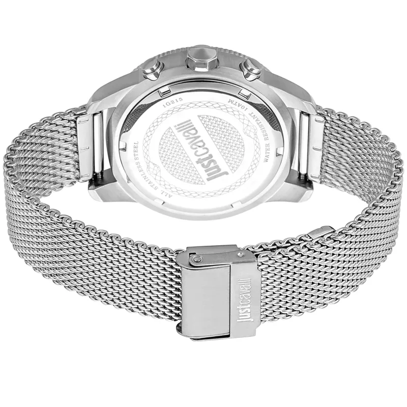 JUST CAVALLI MAN JC1G215M0045 42mm roostevabast terasest kvartskell