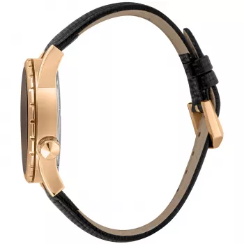 JUST CAVALLI MAN JC1G217L0035 Kvarts Analoogkell 42mm Musta Sihtnumbri ja Roostevabast Terasest Korpusega Musta Nahast Rihmaga