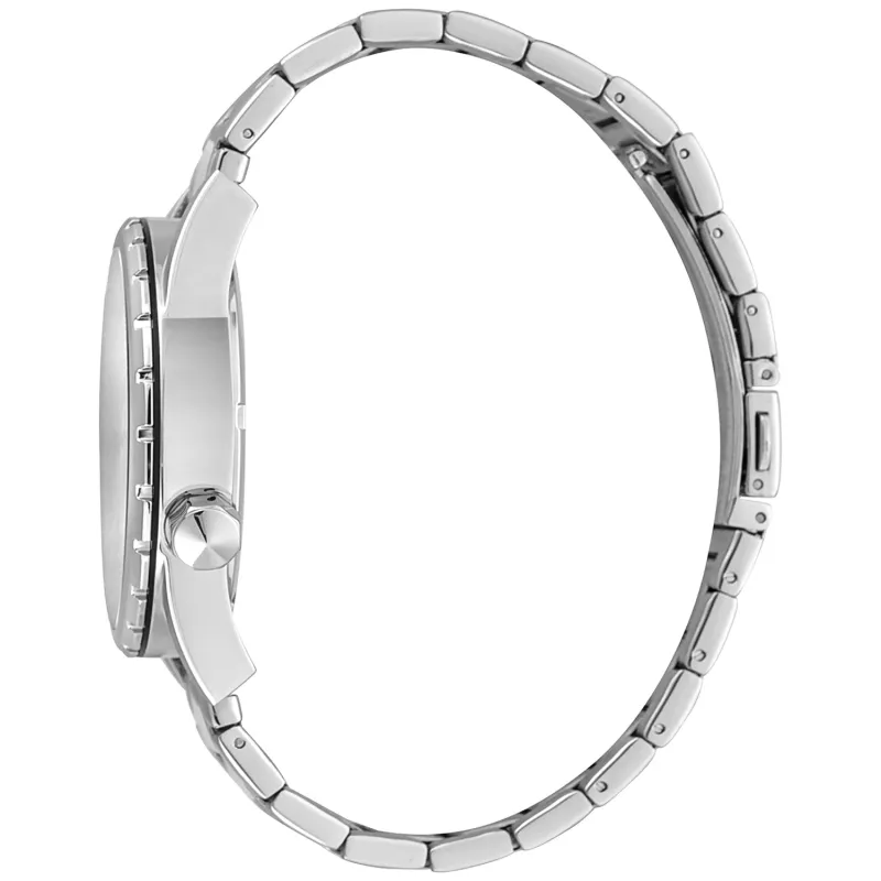 JUST CAVALLI MAN JC1G217M0055 Kvarts Analoog 42mm Roostevabast Terasest Kell Sinine Siiber Hõbedane Käevõru