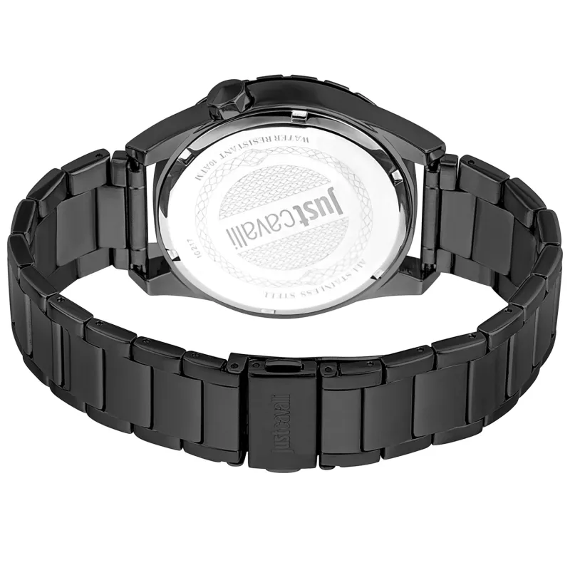 JUST CAVALLI MAN JC1G217M0075 Kvarts Analoogkell 42mm Roostevabast Terasest Võrkrihm