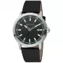 JUST CAVALLI Meeste Kvarts Analoogkell JC1G216L0025 42mm Roostevabast Terasest Korpuse ja Musta Nahkrihmaga