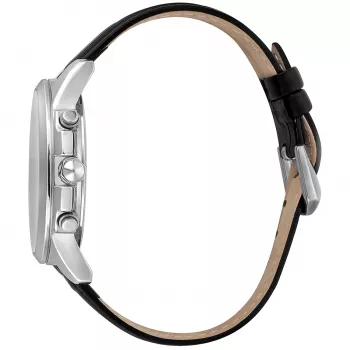 JUST CAVALLI meeste kvartskell JC1G175L0215 42mm sinise numbrilaud ja nahkrihmaga