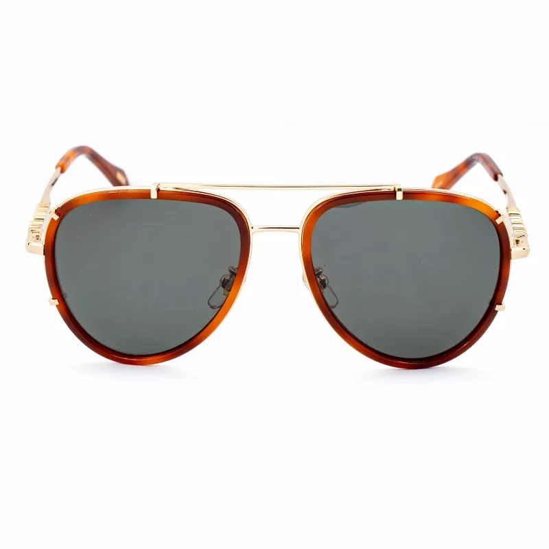 JUST CAVALLI Unisex Sunglasses SJC029V5701GZ Black Frame Grey Gradient Lens 57/17/140 mm