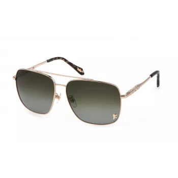 JUST CAVALLI Unisex Sunglasses SJC030610493 - Must raam, hall gradient lääts, 61/14/140 mm