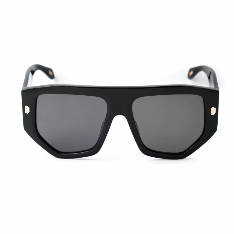 JUST CAVALLI Unisex Päikeseprillid SJC097V580700 Must Atsetaatraam Hall Polükarbonaat Lääts 58/17/140 mm