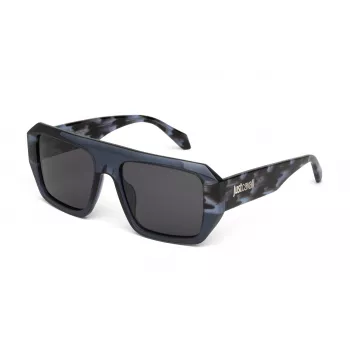 JUST CAVALLI Unisex Päikeseprillid SJC101V550W47 - Atsetaatraam, UV400 kaitse, 55/18/145 mm