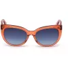 JUST CAVALLI Naiste Päikeseprillid JC836S-66W Havana Liblikakujuline Atsetaatraam Pruuni Gradientklaasiga 56/18/140 mm