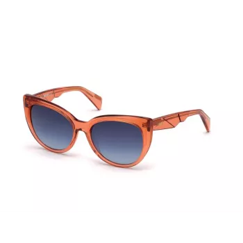 JUST CAVALLI Naiste Päikeseprillid JC836S-66W Havana Liblikakujuline Atsetaatraam Pruuni Gradientklaasiga 56/18/140 mm