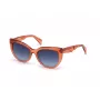 JUST CAVALLI Naiste Päikeseprillid JC836S-66W Havana Liblikakujuline Atsetaatraam Pruuni Gradientklaasiga 56/18/140 mm