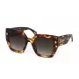 JUST CAVALLI naiste päikeseprillid SJC021-530743 Havana atsetaatraamiga, pruuni gradiendiga läätsed 53mm