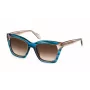 JUST CAVALLI Naiste Päikeseprillid SJC024V520931 Havana atsetaatraamiga, pruunide gradientläätsedega 52mm