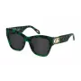 JUST CAVALLI Naiste päikeseprillid SJC037-54092I Havana pruun atsetaat geomeetriline raam 54mm