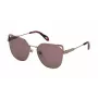 JUST CAVALLI Naiste Päikeseprillid SJC042-580A39 Havana Pruun Liblikakujuline Atsetaatraam Pruuni Gradientläätsega 58/14/140 mm