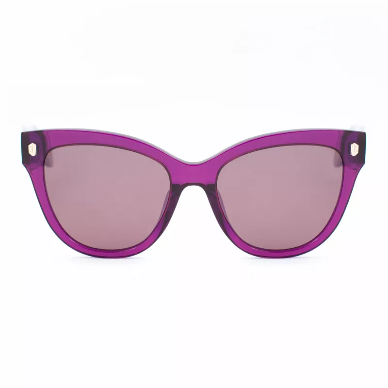 JUST CAVALLI Naiste Päikeseprillid SJC043-5509FE Liblikas/Kassisilm Atsetaat Havana Pruun Gradient UV400 55/18/140 mm