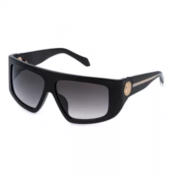 Just Cavalli naiste päikeseprillid SJC145-600700 geomeetrilised mustad halli gradiendiga