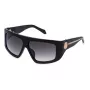 Just Cavalli naiste päikeseprillid SJC145-600700 geomeetrilised mustad halli gradiendiga