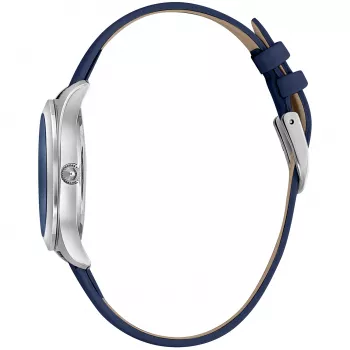 JUST CAVALLI naiste kell JC1L210L0115 32mm hõbedane sihverplaat valge nahkrihm