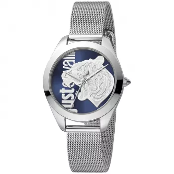 JUST CAVALLI Naiste Kell JC1L210M0035 32mm Hõbedane Roostevaba Teras