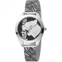 JUST CAVALLI Naiste Kell JC1L210M0045 32mm Hõbedane Roostevabast Terasest Võrkrihmaga Kvarts Analoog
