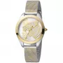 JUST CAVALLI Naiste Kell JC1L210M0065 32mm Hõbedane Roostevabast Terasest Milano Silmkoekäevõru