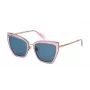 JUST CAVALLI Naiste Päikeseprillid SJC092-5306SM Must/Hall Liblikas Acetaat 53mm