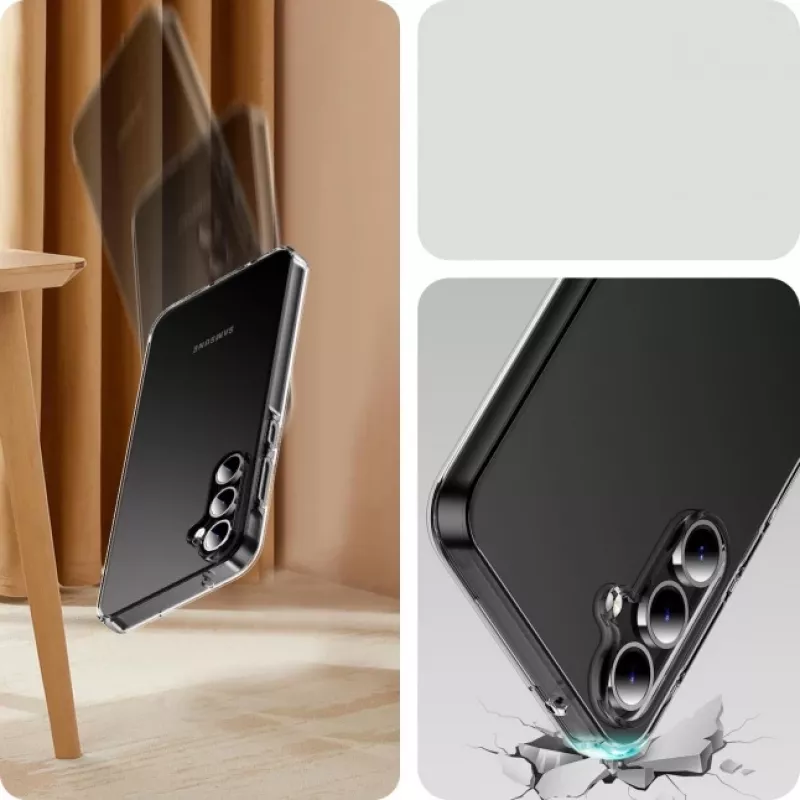 JUST MUST JM Antibakteriaalne TPU läbipaistev tagakaas Samsung Galaxy A35 5G jaoks