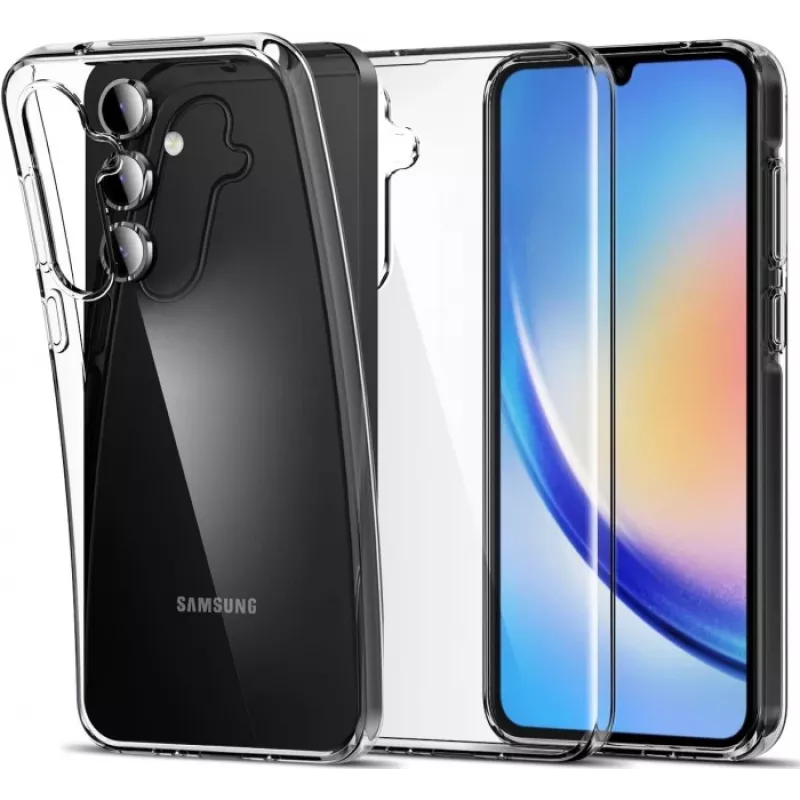 JUST MUST JM Antibakteriaalne TPU läbipaistev tagakaas Samsung Galaxy A35 5G jaoks