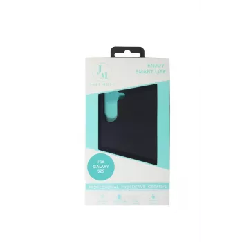 JUST MUST JM tavaline kaitsev silikoonist tagakaas Samsung Galaxy S25 jaoks – must