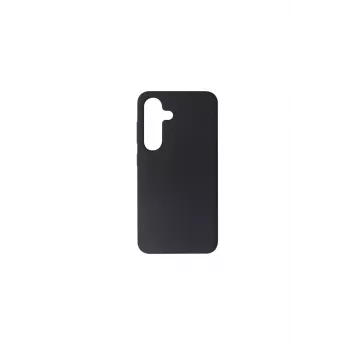 JUST MUST JM tavaline kaitsev silikoonist tagakaas Samsung Galaxy S25 jaoks – must