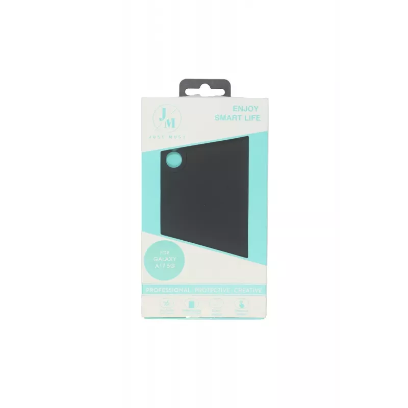 JUST MUST JM REGULAR DEFENSE SILICONE for Galaxy A17 Black