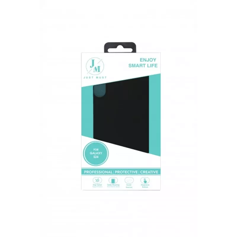 JUST MUST JM REGULAR DEFENSE SILICONE for Galaxy S24 Black