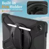 JUST MUST JM Rugged Case Grip Samsung Galaxy Tab A11+ jaoks rihmaga, must