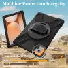 JUST MUST JM Rugged Case Grip Samsung Galaxy Tab A11+ jaoks rihmaga, must