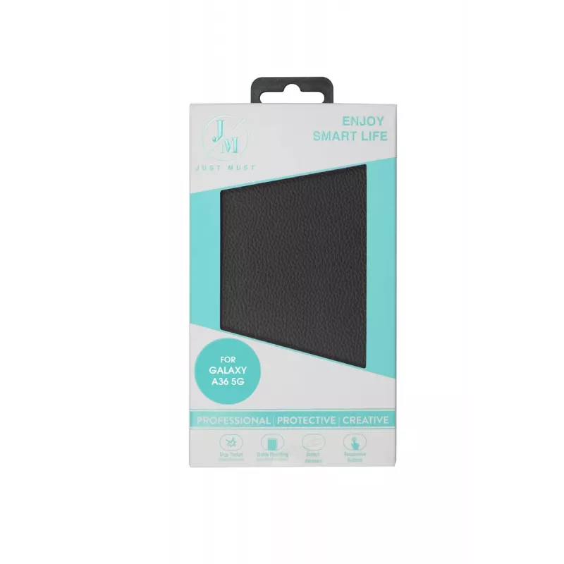 JUST MUST JM STAND FLIP CASE Galaxy A36 jaoks, must