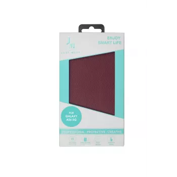 JUST MUST JM STAND FLIP CASE Galaxy A56 jaoks, Burgundia