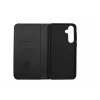 JUST MUST JM Stand Flip Case Samsung Galaxy A35 5G jaoks, must – PU-nahast rahakott kaarditaskute ja alusega