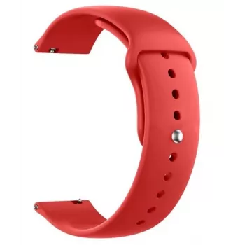 Just Must Universal JM S1 Galaxy Watch 4 rihm 22 mm punane