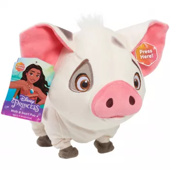 JUST PLAY Disney Moana Walk & Snort Pua interaktiivne elektrooniline plüüsmänguasi