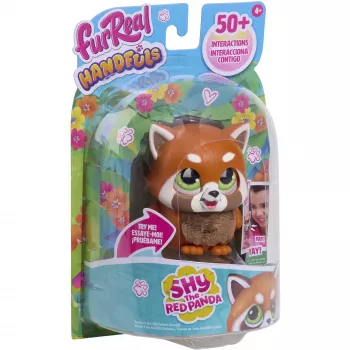 JUST PLAY furReal Handfuls - Punane Panda Interaktiivne Pehme Mänguasi