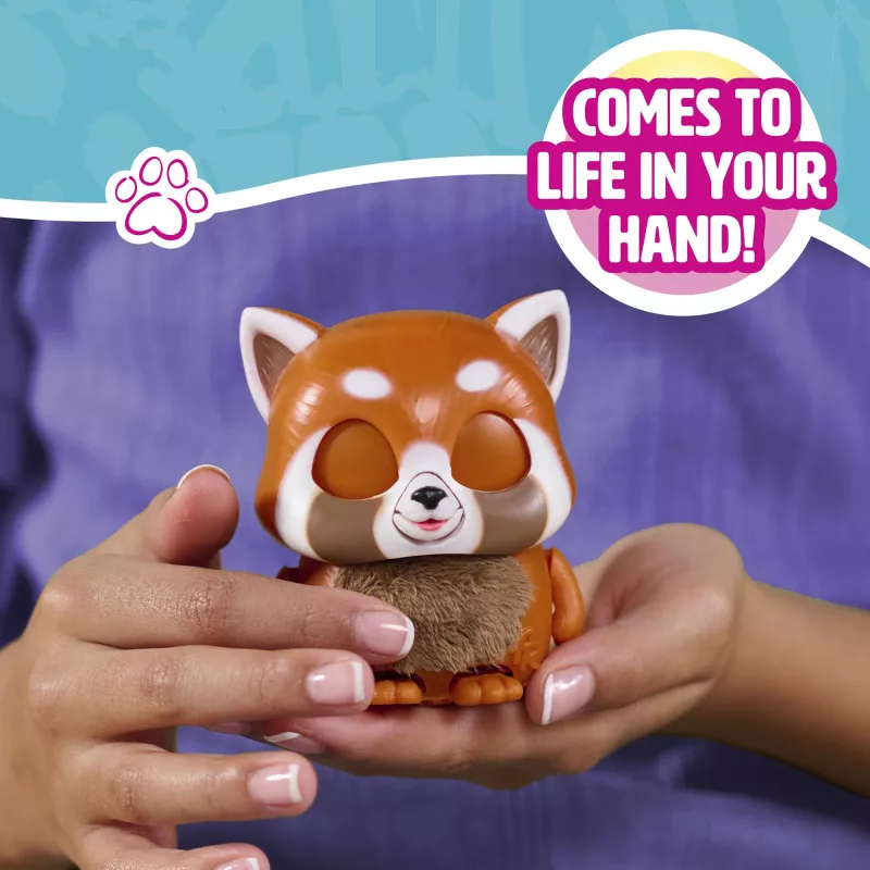 JUST PLAY furReal Handfuls - Punane Panda Interaktiivne Pehme Mänguasi