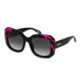 JUSTCAVALLI Naiste päikeseprillid SJC085-5409P2, nelinurksed, Havanna pruun raam, pruunid polariseeritud läätsed, 54mm