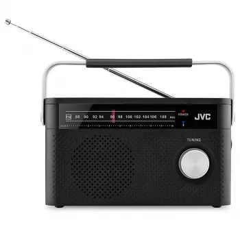 JVC Portable Radio RA-E315B Black