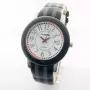K&BROS Unisex Analoog Kvartskell 9426-2-435 43mm Musta Sihtnumbri ja Nahkrihmaga