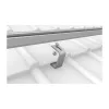 K2 Systems 1000001 Katusekonks kivikatustele, roostevaba teras, alusplaat 150x60x5 mm, vars 30x6 mm