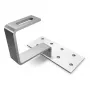 K2 Systems 1000001 Katusekonks kivikatustele, roostevaba teras, alusplaat 150x60x5 mm, vars 30x6 mm