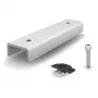 K2 Systems 1006039 RailConnector FlatConnector Set – Flat Rail Connector Kit for K2 SolidRail/CrossRail – Silver