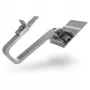 K2 Systems SingleHook 3S Long Roof Hook 2004222 – 3-kordne kõrguse reguleerimine, roostevaba teras, 40-55 mm