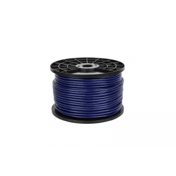 KAB0605C 6mm stereo mikrofonikaabel sinine - lahtine, 2x0.22mm² OFC, spiraalvarjestus, PVC mantel