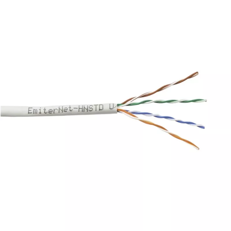 Kabel Emiter Net UTP (U/UTP) Cat.5e 350MHz Solid Core PVC Grey 305m