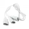 kabelmeister Euro pikendusjuhe 3 Schuko pistikupesaga, 0,25 m, must (16 A, 3680 W)